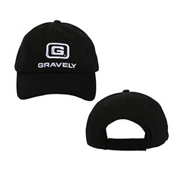 BLACK SOLID CANVAS CAP