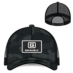 GRAVELY STRUCTURED CAMO CAP WITH PATCH